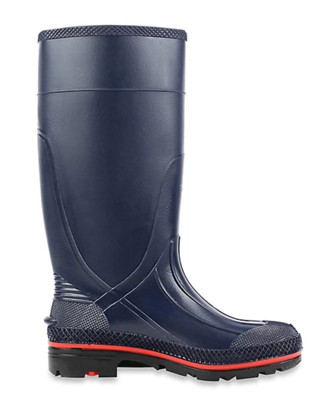 Servus Womens Blue Rubber Soft-Toe Chemical Resistant Work Boots Size 10